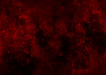 汚れた赤い壁の染みのイラスト