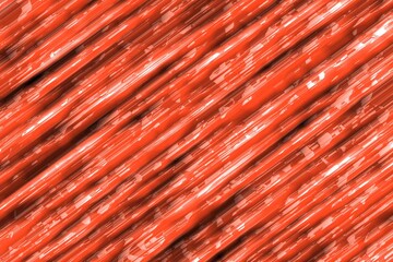 amazing red glossy metal straight stripes digital art texture background illustration