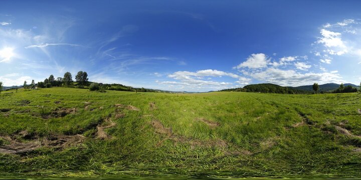 Countryside Meadow in the Summer HDRI Panorama