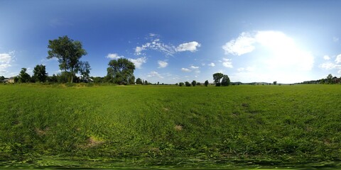 Countryside Meadow in the Summer HDRI Panorama