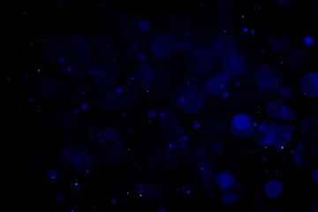 Abstract blue bokeh