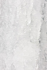 Background from ice. The structure of frozen water. Texture