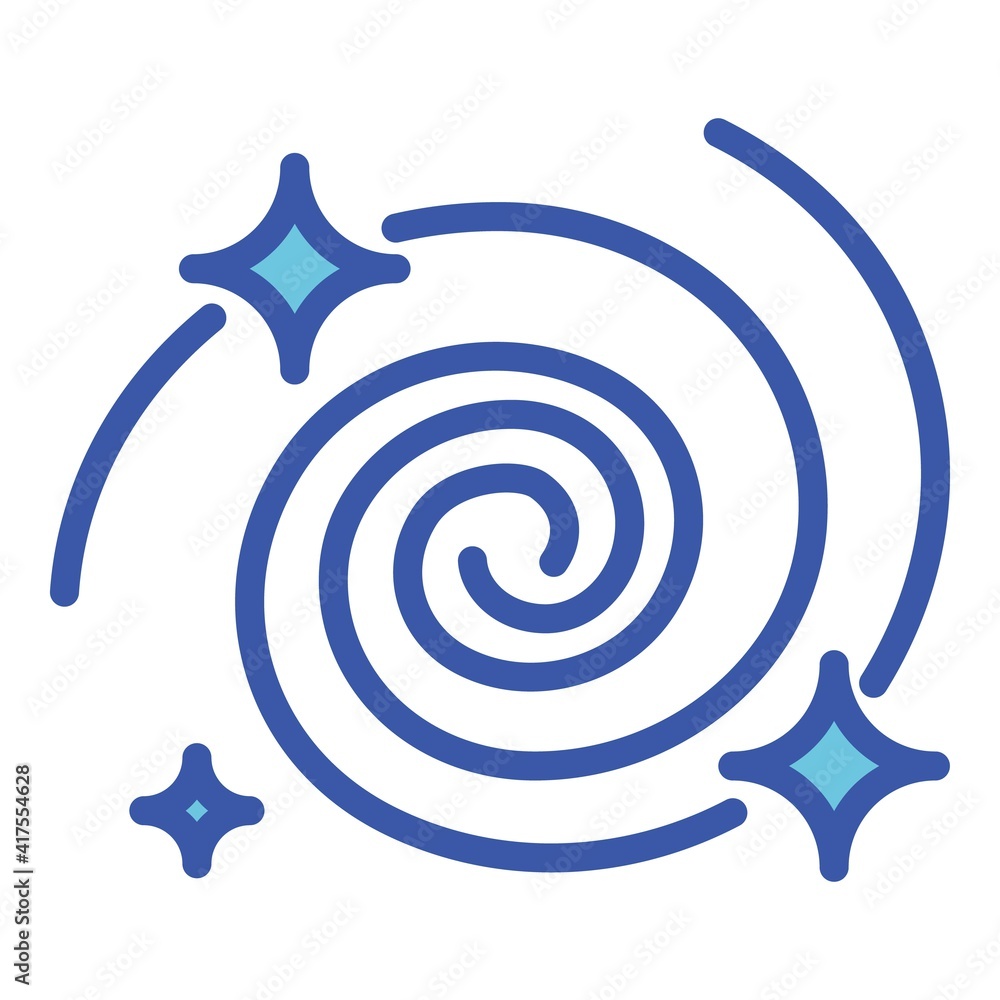 Poster space universe icon. outline space universe vector icon for web design isolated on white background
