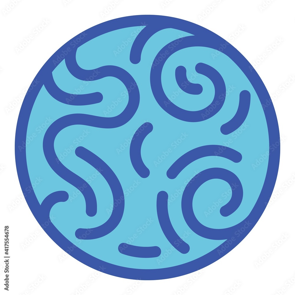 Poster space planet icon. outline space planet vector icon for web design isolated on white background