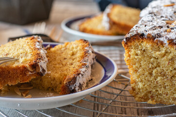 Almond nut cake