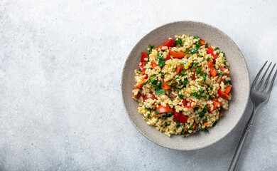 Traditional oriental salad Tabouleh