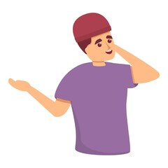 Smartphone call icon. Cartoon of smartphone call vector icon for web design isolated on white background