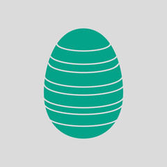 Easter Egg With Ornate Icon