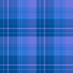Seamless pattern in evening dark blue and violet colors for plaid, fabric, textile, clothes, tablecloth and other things. Vector image.