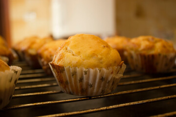 Salty muffins, perfectly leavened