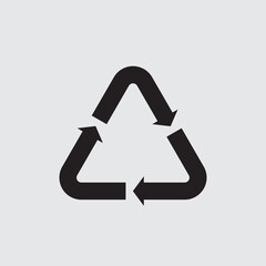 Obraz premium Vector garbage recycling logo. Reuse reduce recycle.