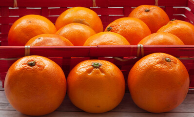 Fresh ripe oranges