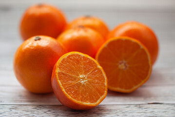 Fresh ripe oranges