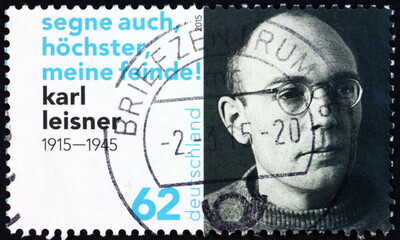 Postage stamp Germany 2015 Karl Leisner, Roman Catholic priest