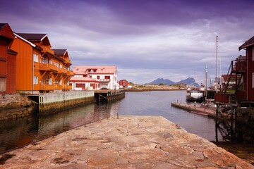 Norway fishing village - Kabelvag, Norway