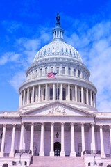 Fototapeta na wymiar Washington, DC - US National Capitol. Filtered colors style.