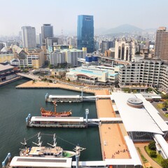 Kobe, Japan. Kobe cityscape - Japanese city.