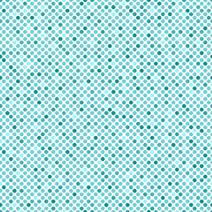 Vector seamless green dot background. Geometric pattern