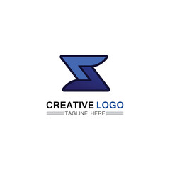 Business corporate S letter logo