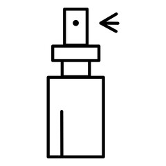 A can of insect spray. Outdoor mosquito repellent. Balon with poison from harmful mosquitoes. Vector illustration.