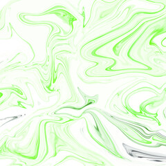 Digital marbled abstract background texture that can be used as background or wallpaper in mint green and white