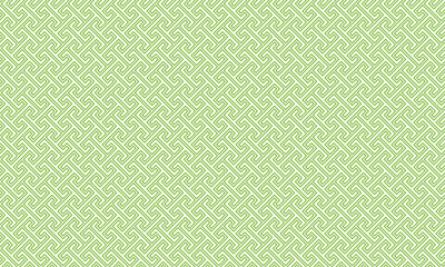 和柄　工字繋ぎ　シームレスパターン　背景素材　抹茶色