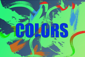 Illustration with the label "COLORS"