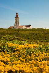 Blick auf den Leuchtturm Cabo Espichel