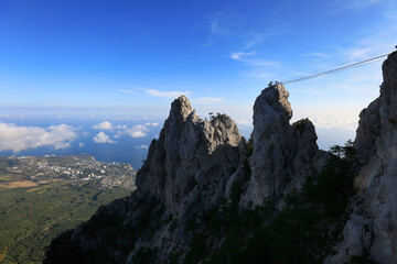 Beautiful view of Mount Ai-Petri in Crimea