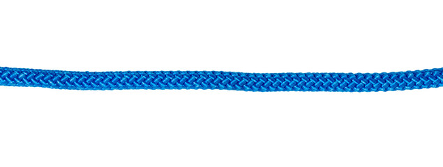 Blue braided rope