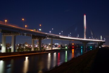 葛飾ハープ橋のある風景
夜景