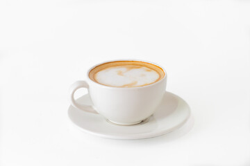 Coffee cup isolated on white background