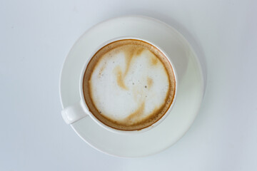 Coffee cup isolated on white background