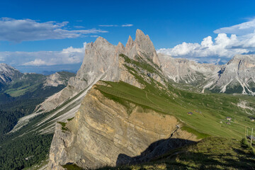 Fototapeta na wymiar Dolomites Seceda