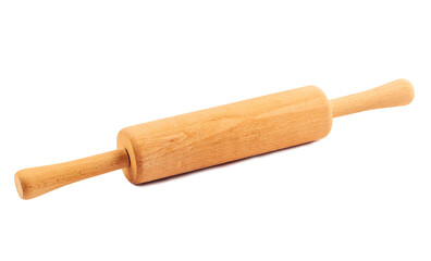 Rolling Pin Isolated on White. High quality photo.