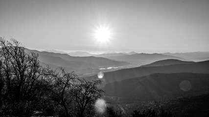Fototapeta premium misty morning fog
