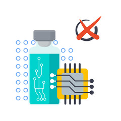 Vaccine does not contain microchips and tracking devices.