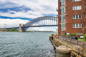 Sydney Harbour Bridge on a beautiful sunny day