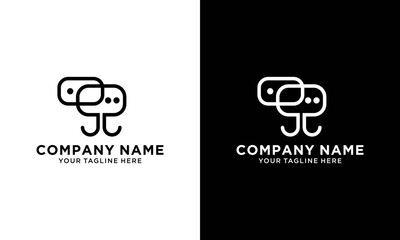 Creative Chat Logo and Icon Template