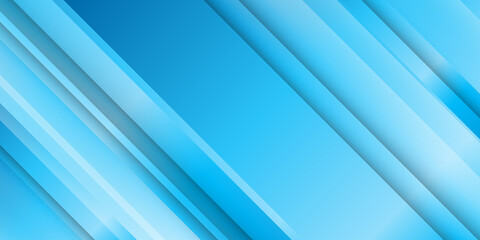 Obraz premium Abstract bright blue technology digital hi tech concept background. Bright blue white abstract concept polygonal tech background. Vector digital art design