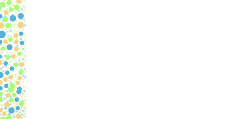 Vector dots seamless patterns collection. Set of colorful background swatches with elegant minimal labels. Abstract textures with circles, polka dot design. Pink, red, yellow, blue, green color 