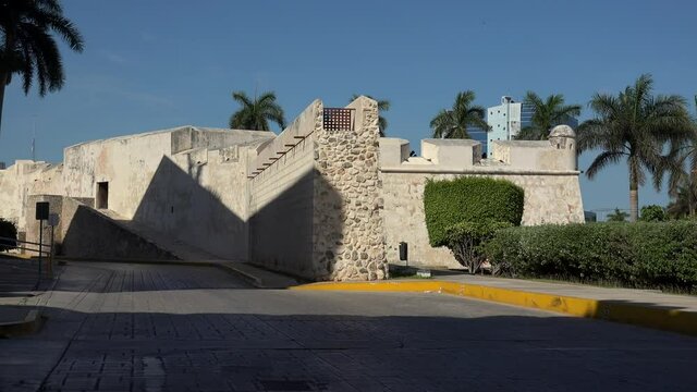 Bastion of San Carlos in San Francisco de Campeche. Campeche, Mexico