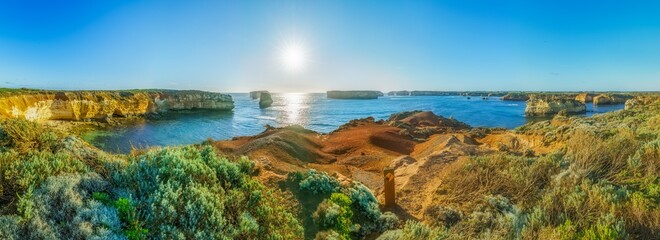 sunset at bay of islands, great ocean road, victory, australia © Christian B.