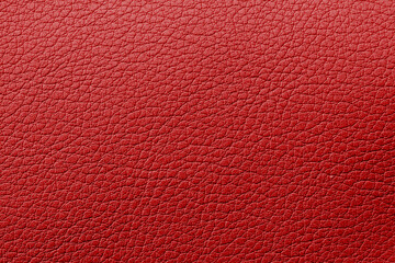 Red Italian leather texture. Red leather background with pattern