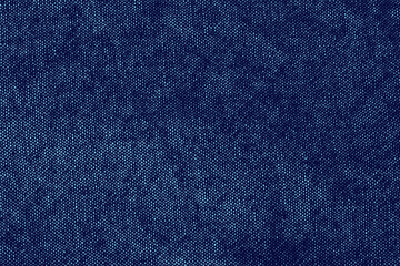 The texture of the blue fabric with a white gap. Blue cotton texture