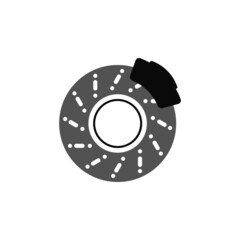 disc brake isolated icon on white background  auto service  repair  car detail - 417612442