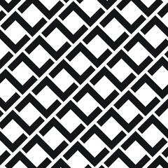 Abstract geometric pattern with lines, rhombuses vector background.