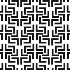 Abstract geometric pattern with lines, rhombuses vector background.