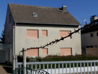 leere Häuser in Morschenich