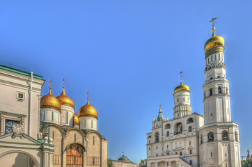 Fototapeta na wymiar Moscow, Kremlin, HDR Image